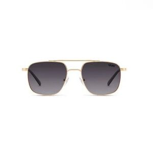 Quay Bodyguard Gold Sunglasses